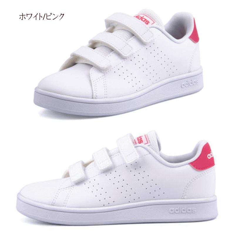 アディダス Adidas キッズ ジュニア スニーカー アドバンコート ローカット ベルクロ マジック Ef0223 Ef0221 ホワイト ピンク グリーン アディダスネオ 子供靴 Ad0223 アイ ラブ シューズ サンユウ 通販 Yahoo ショッピング