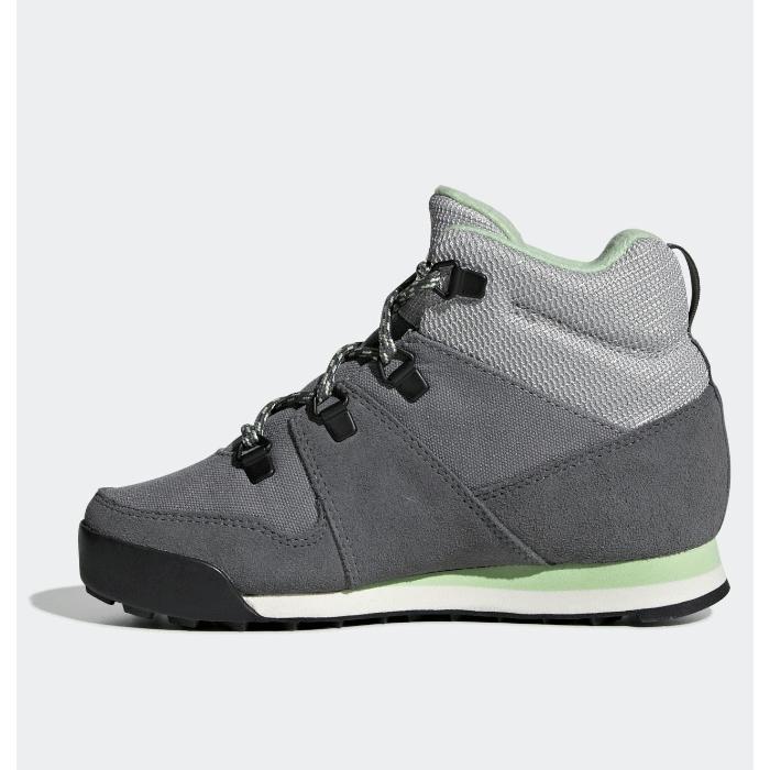 アディダス ハイカット キッズ ジュニア ウィンターブーツ クライマウォーム スノーピッチ 防寒 防水 防滑 靴 スニーカー ブルー グレー 靴 G G Ad アイ ラブ シューズ サンユウ 通販 Yahoo ショッピング