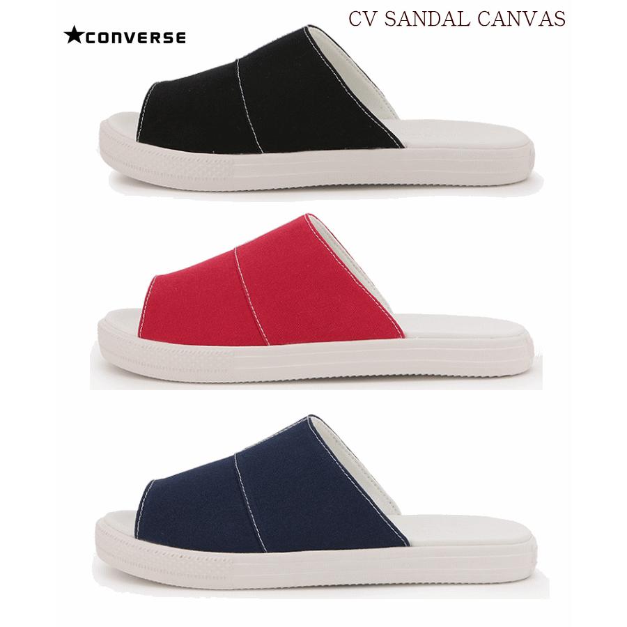 限定モデル コンバース 低反発 メンズ サンダル キャンバス スリッパ シャワー ブラック レッド ネイビー 赤 黒 靴 男性 Cvsandal アイ ラブ シューズ サンユウ 通販 Yahoo ショッピング