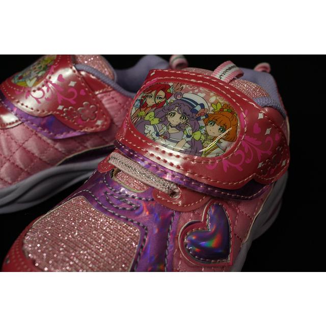 光る靴 トロピカル ジュ プリキュア 5412 子供靴 キッズ フラッシュスニーカー シューズ 女の子 ピンク パープル かわいい ハート柄 ラメ リボン キラキラ P4210 アイ ラブ シューズ サンユウ 通販 Yahoo ショッピング
