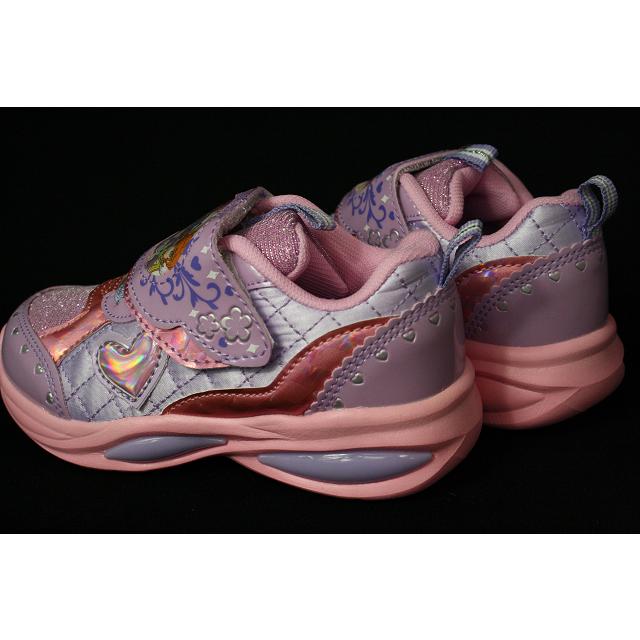 光る靴 トロピカル ジュ プリキュア 5412 子供靴 キッズ フラッシュスニーカー シューズ 女の子 ピンク パープル かわいい ハート柄 ラメ リボン キラキラ P4210 アイ ラブ シューズ サンユウ 通販 Yahoo ショッピング