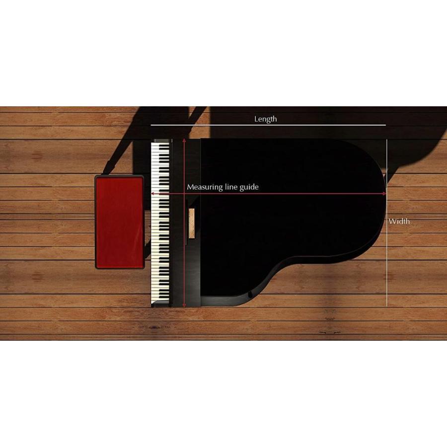Clairevoire Grandeur: クラシックプレミアムベルベットグランドピアノカバー Yamaha GB1 / GB1K / GA1 /  ピアノカバー