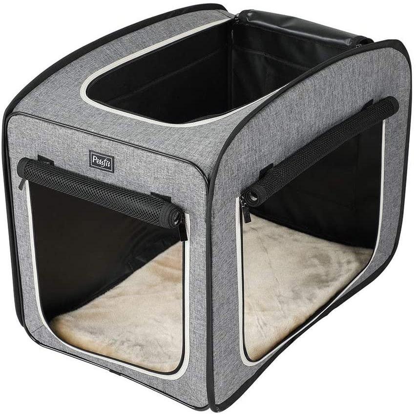 名入れ無料 小動物 猫 小中大型犬 ペットソフトケージ 折りたたみ ペットハウス Petsfit ポータブルケージ ペ 車用 外泊 旅行 アウトドア 屋内屋外用 猫用品 Aliuminium Lt
