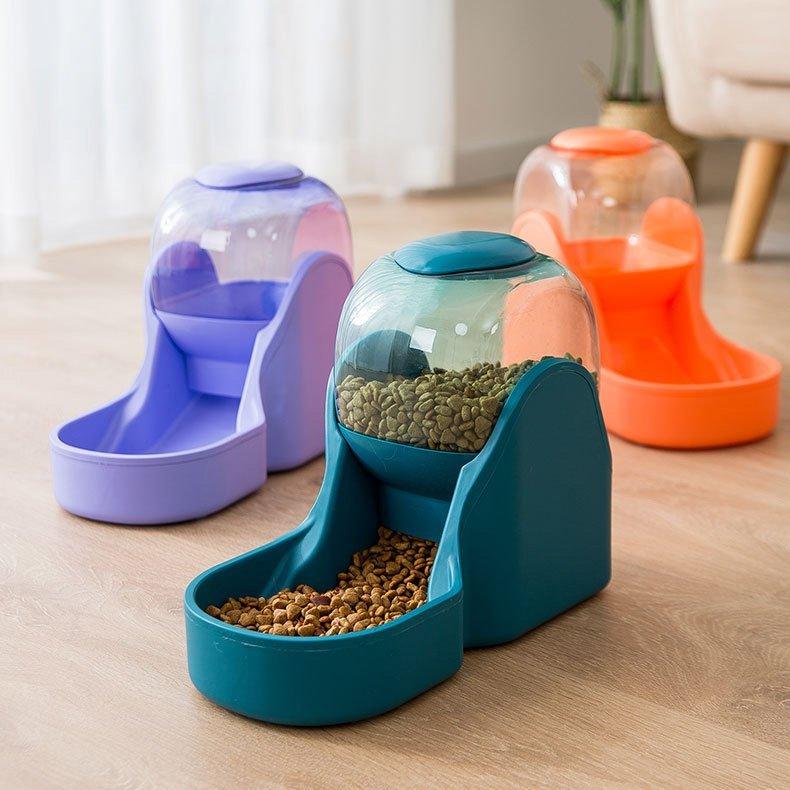 ペット用自動給餌器 新生活 給水器 自動給餌器 猫 大 小型犬用 ペットフードオートフィーダ 大容量 中