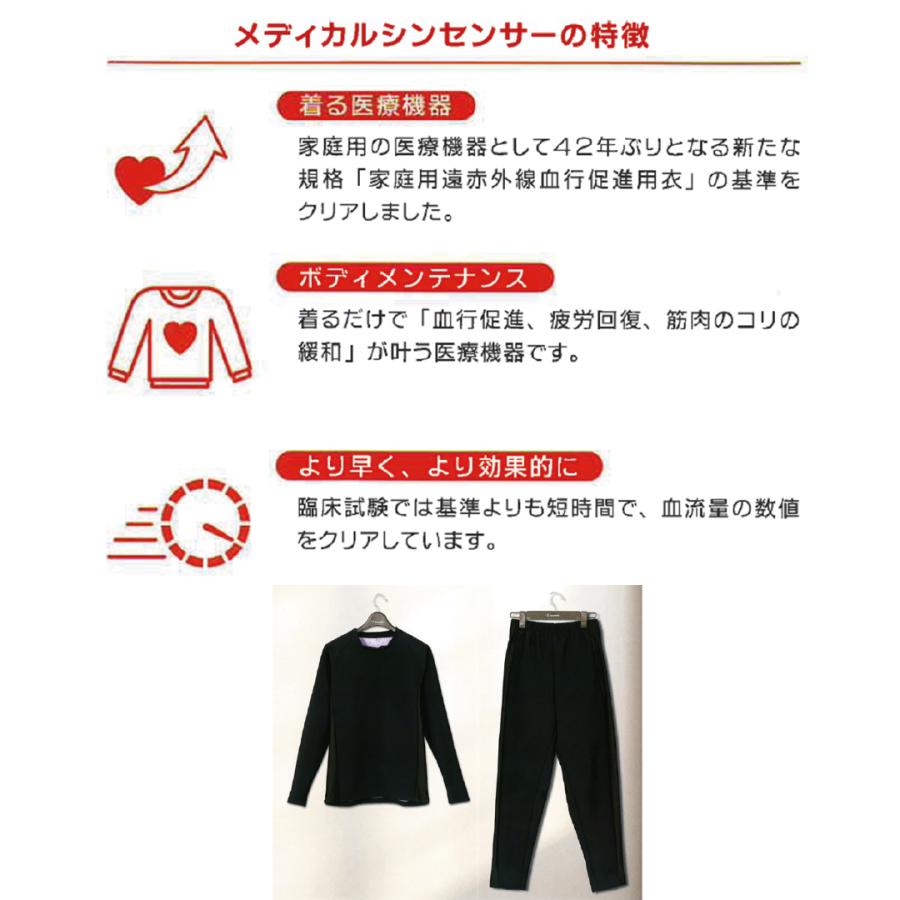 正規販売店 「メディカルシンセンサー（男女兼用）サイズS〜2XL 長袖