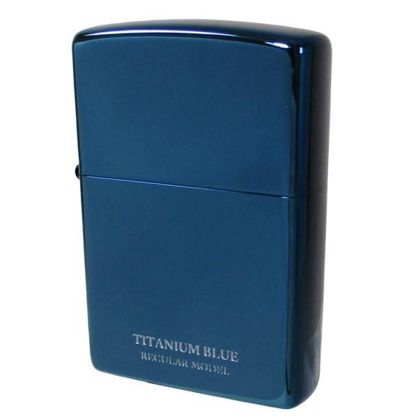 ジッポー #20-BLTT アンミックス ブルーチタンコーティング\u0026ギフトボックスセット（オイル＋フリント+BOX）/送料無料