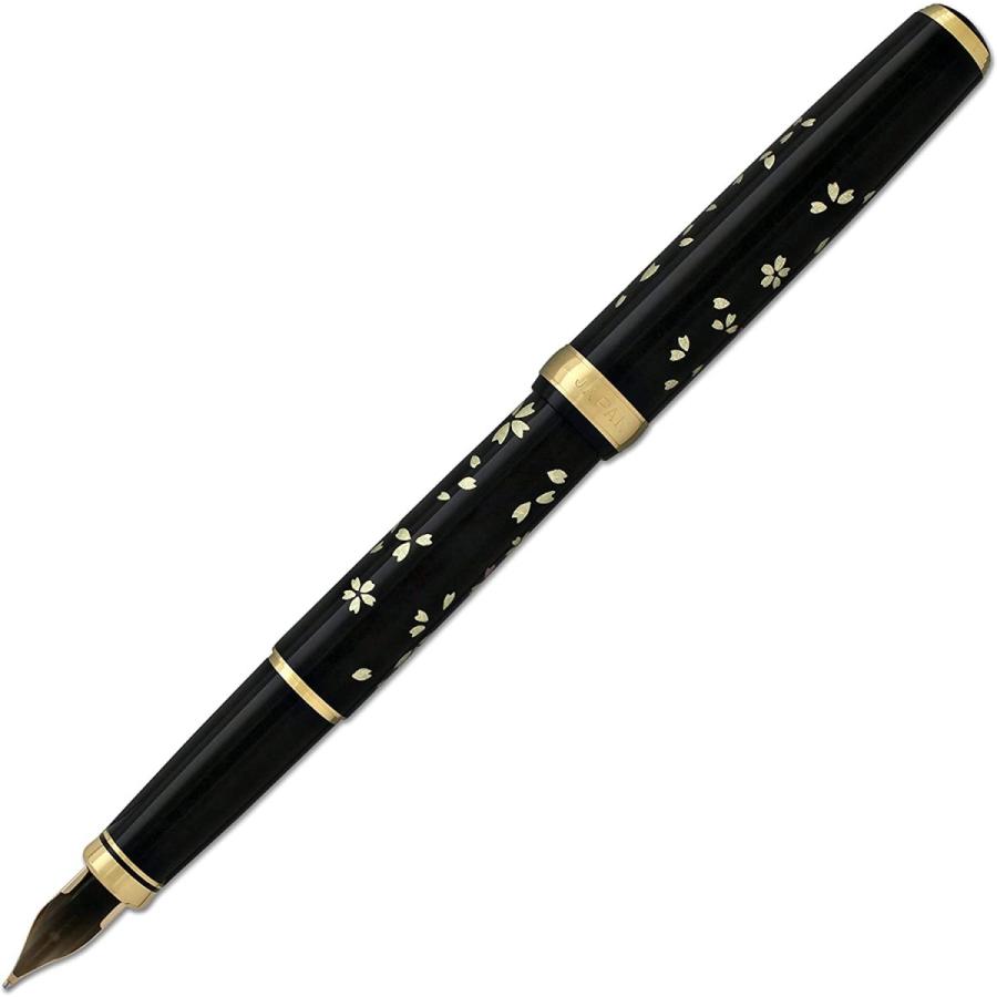 プラチナ万年筆 蒔絵万年筆 美巧コレクション 金沢箔 桜吹雪 PTL-20000H #52 ペン先Ｆサイズ/4700_2