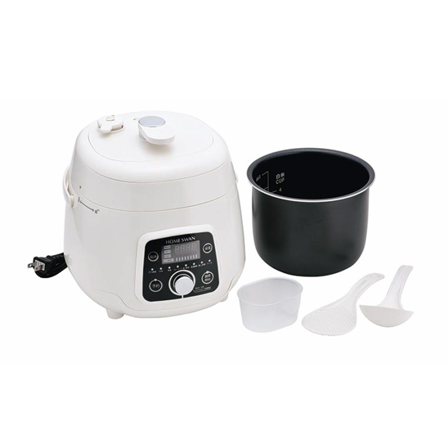 新津興器 電気圧力鍋 2.5L HOME SWAN SDA-60 : サポニンタイガネット 