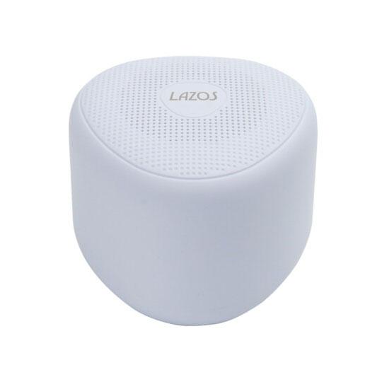 Bluetooth スピーカー 三角柱 Ver.5.3 IPX4 ホワイト LAZOS(ラソス)LT3