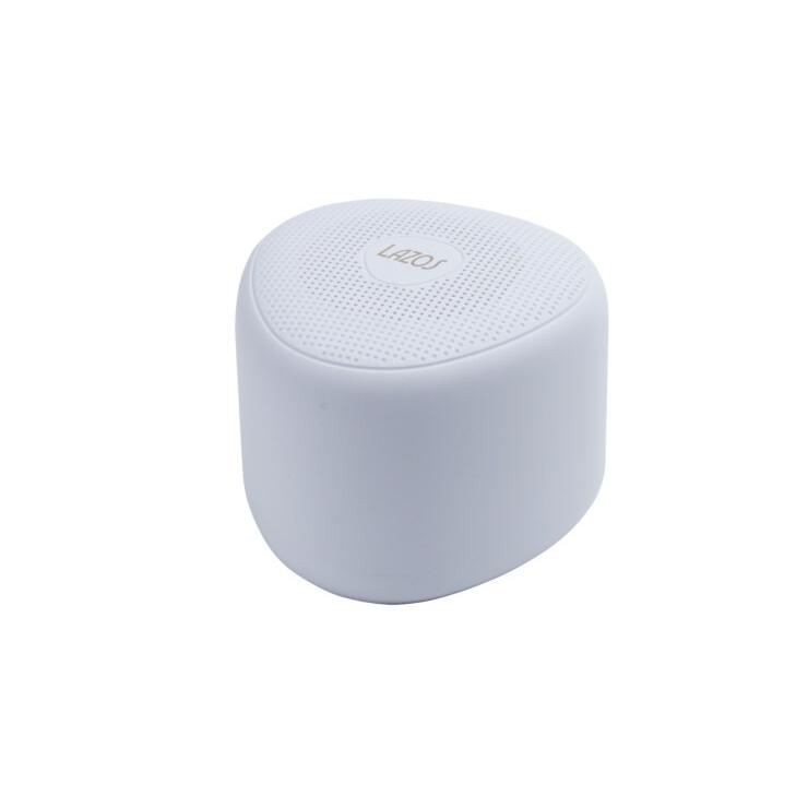 Bluetooth スピーカー 三角柱 Ver.5.3 IPX4 ホワイト LAZOS(ラソス)LT3