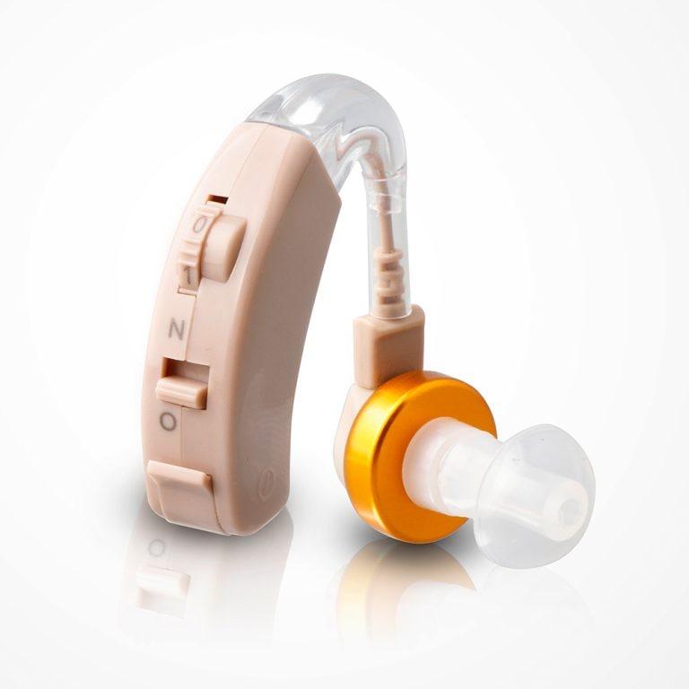集音器 片耳タイプ 周りの声を大きく聞こえやすく 携帯ケース付き