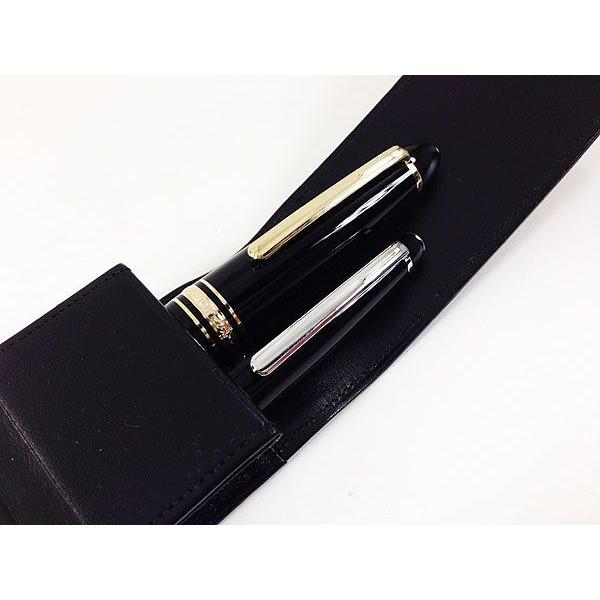 MONTBLANC（モンブラン） ペンケース 2本差し筆箱 30302（BK