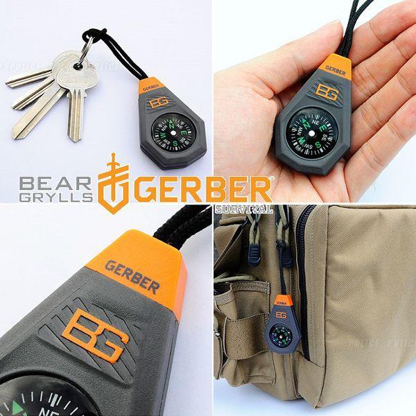 ガーバーBGコンパクトコンパス BEAR GRYLLS ベアグリルス 31-001777 