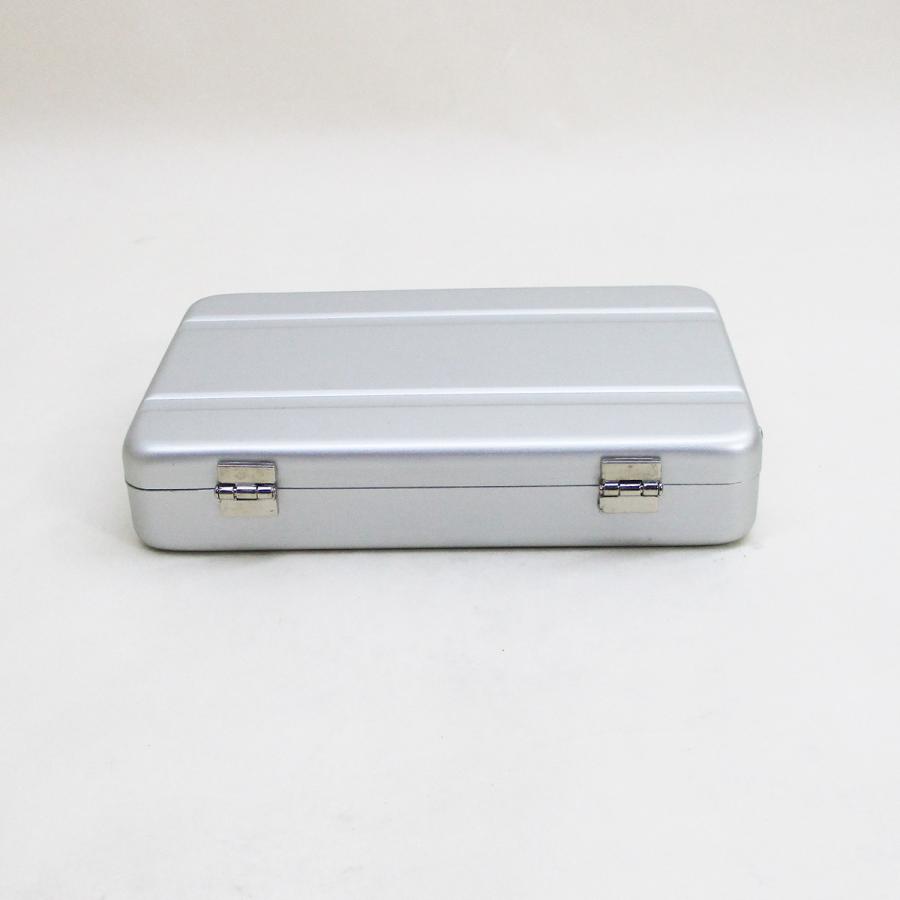 シガレットケース タバコケース カードケース アルミ製ミニトランク型 A1010001（B）シングルライン 日本製 ウインドミル/送料無料｜saponintaiga｜06