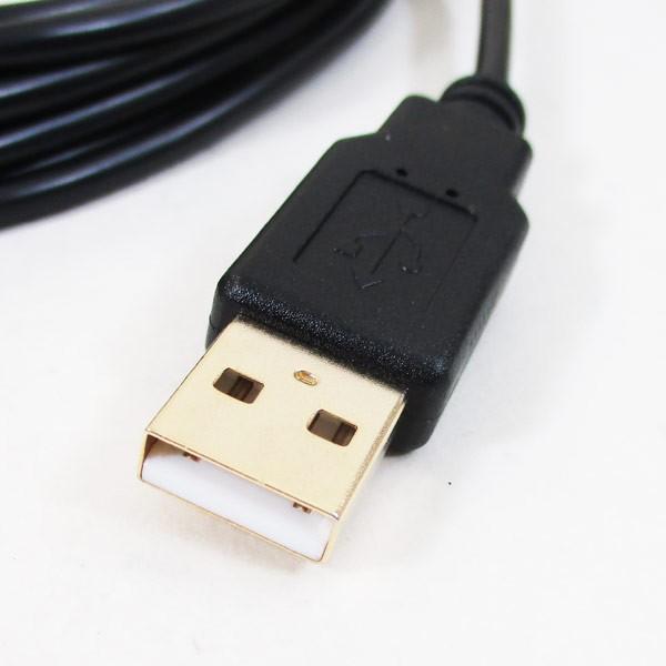 USBケーブルAオス-miniオス 3m 3メートル 金メッキ極細USBケーブル USB2A-M5/CA300 4573286590269 変換名人/送料無料メール便 ポイント消化｜saponintaiga｜04