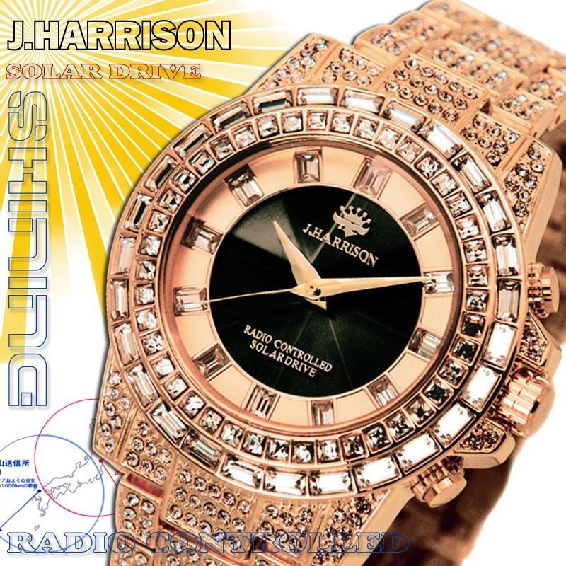 電波腕時計 シャニング ソーラー JH-025PK J.HARRISON/ジョンハリソン