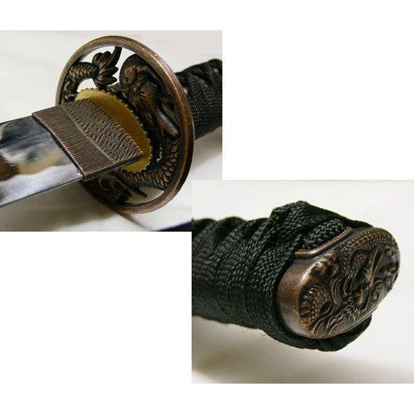 模造刀 日本製 美術刀剣 日本刀 黒石目/小刀 : サポニンタイガネット