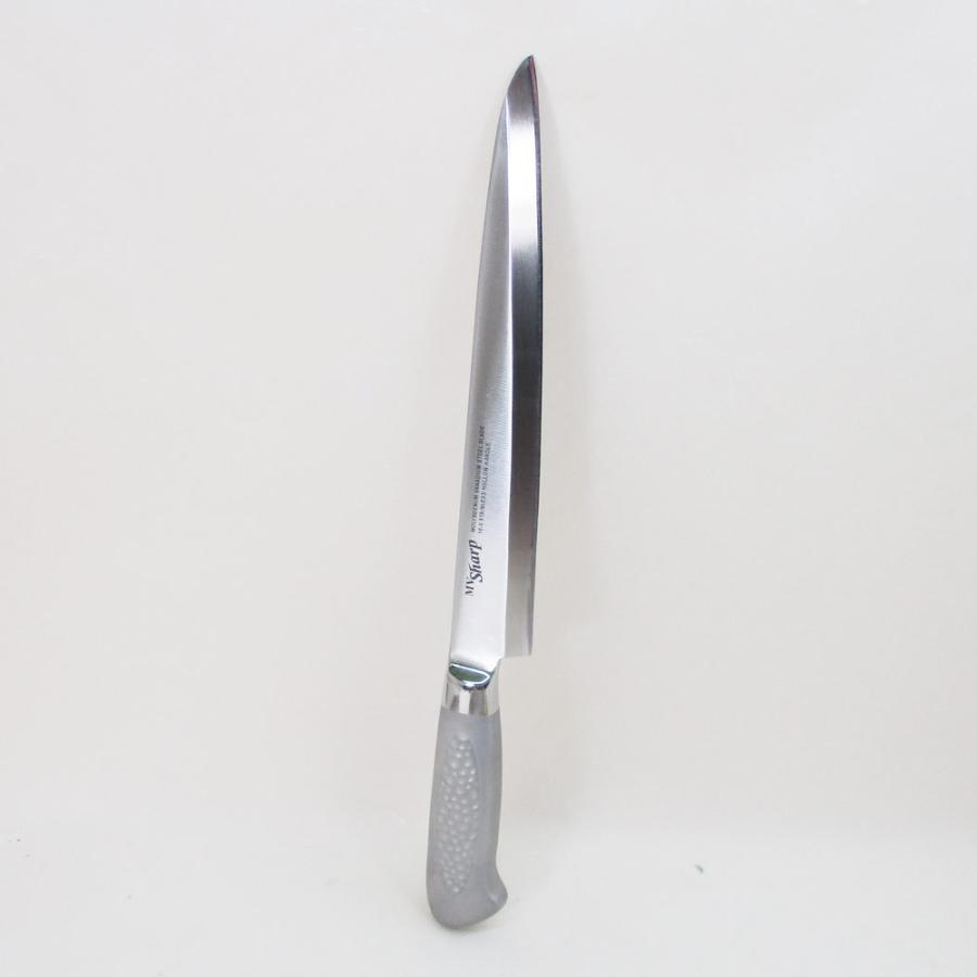 刺身包丁 柳刃 オールステンレス包丁 片刃 モリブデンバナジウム鋼 スミカマ MVシャープ 刃渡り21cm MV-400/4005x1本/送料無料|saponintaiga|03