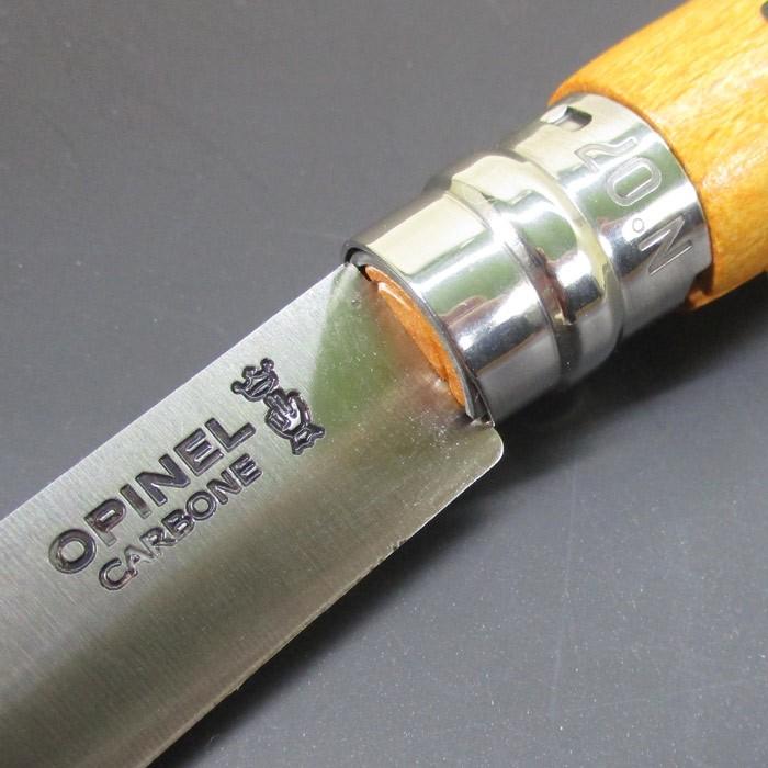 オピネル（OPINEL）フォールディング ナイフ 刀身/ハイカーボンスチール ハンドル/ブナ No.07 フランス製 正規品｜saponintaiga｜13