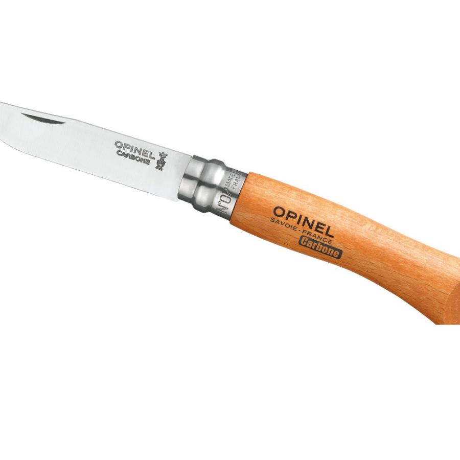 オピネル（OPINEL）フォールディング ナイフ 刀身/ハイカーボンスチール ハンドル/ブナ No.07 フランス製 正規品｜saponintaiga｜04