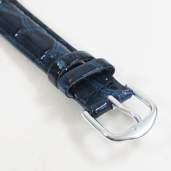 シチズン ファルコン 腕時計 日本製ムーブメント 革ベルト ホワイト/ネイビー Q997-324 レディース 婦人｜saponintaiga｜04