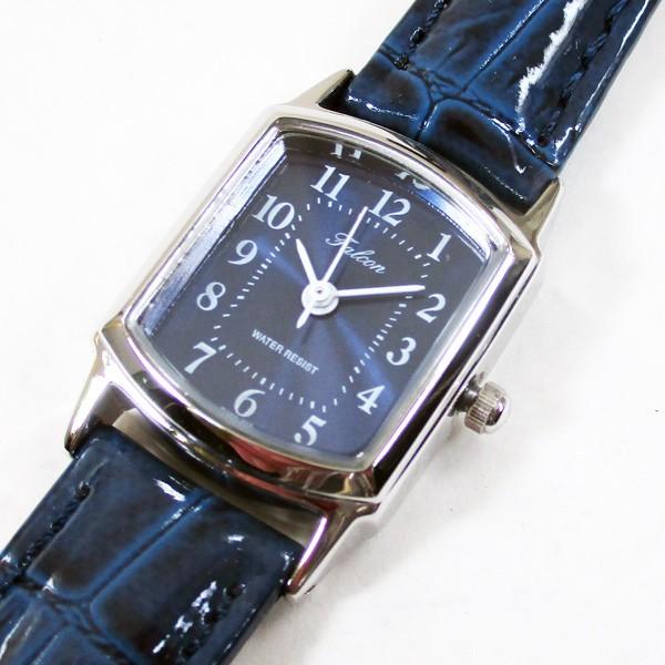 シチズン ファルコン 腕時計 日本製ムーブメント 革ベルト ネイビー/紺 QA69-305 レディース 婦人 :qa69305:サポニンタイ