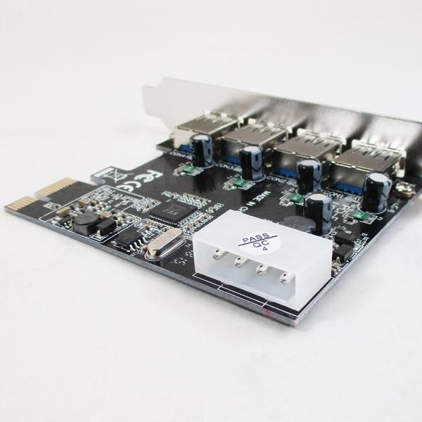 USB3.0 PCI-E 増設カード 4ポート 変換名人4573286591228/送料無料｜saponintaiga｜02