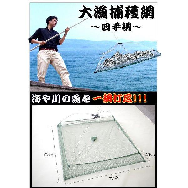 魚捕り網 四ツ手網 四手網 よつであみ/送料無料 : サポニンタイガ