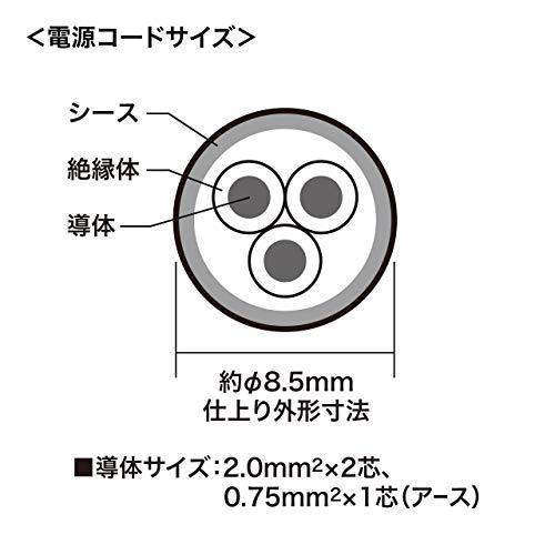 サンワサプライ(Sanwa Supply) 工事物件タップ 3Pノーマルマグネット 4個口 1m TAP-K4N-1｜sapphire98｜05