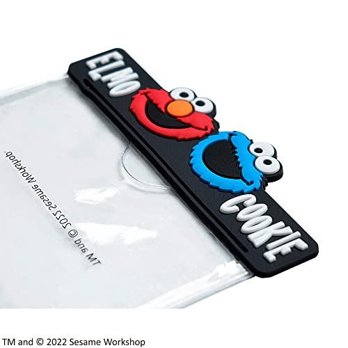 セサミストリート ネームホルダー Elmo&Cookie Monster ブラックST-ZSS0004｜sapphire98｜04