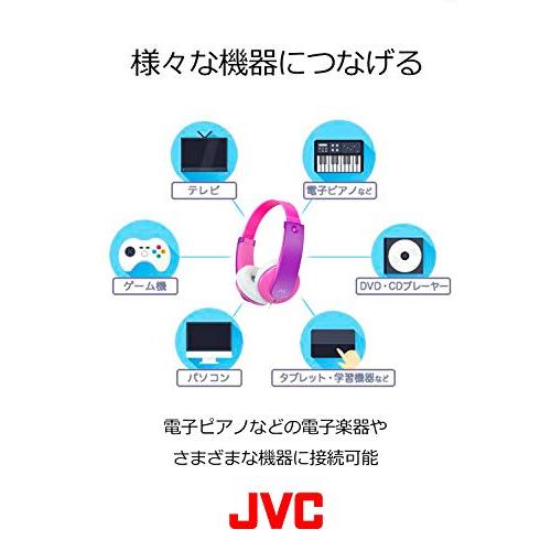 JVC 密閉型ヘッドホン キッズ向け ピンク HA-KS2-P｜sapphire98｜05