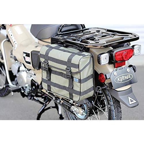 キジマ (kijima) バイク バイクパーツ K3 サイドバッグ タクティカル TC02 13L 30×35×12(cm) オリーブグリーン｜sapphire98｜08