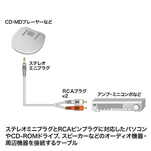 サンワサプライ オーディオケーブル 5.0m ブラック KM-A1-50K2｜sapphire98｜03