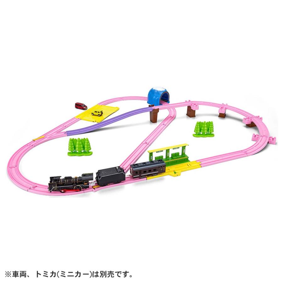 タカラトミー プラレール 景色のカラーレールキット ~花と鉄道~ 電車 列車 おもちゃ 3歳以上｜sapphire98｜02