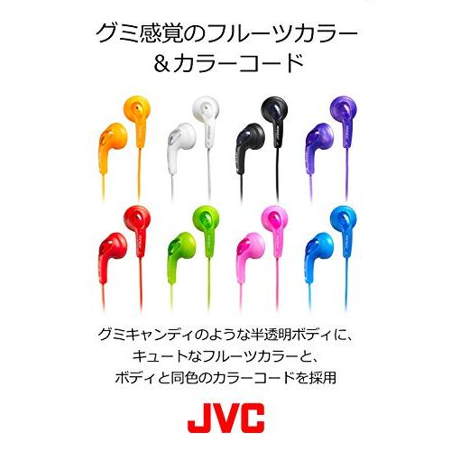 JVC HP-F140-B グミホン ステレオミニイヤホン ブラック｜sapphire98｜03