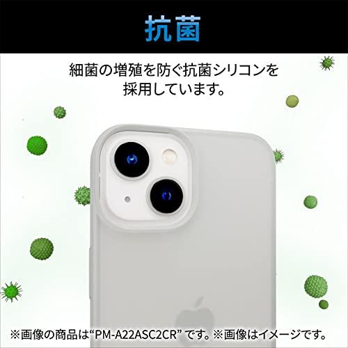 エレコム iPhone 14 / 13 ケース カバー シリコン 抗菌 滑りにくい やわらか 耐衝撃 衝撃吸収 ブラック PM-A22ASC2B｜sapphire98｜04