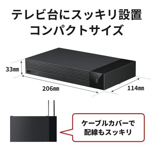 バッファロー TV用外付けハードディスク 4TB SeeQVault/テレビ録画/4K対応 ファンレス静音&コンパクト 日本製 故障予測 みまも｜sapphire98｜06