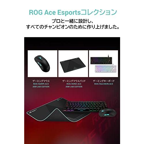 ASUS ゲーミングマウスパッド ROG Hone Ace Aim Lab Edition (大型/Aim Lab X ROG 360タスク /｜sapphire98｜07