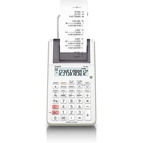カシオ プリンター電卓 ハンディタイプ 12桁 HR-8RC-WE｜sapphire98｜02