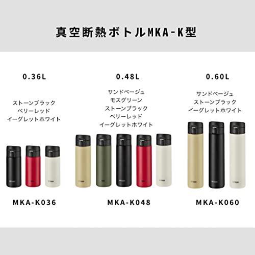 Tiger タイガー魔法瓶 水筒 480ml TIGER マグボトル ワンタッチ 軽量 MKA-K048RK レッド｜sapphire98｜04