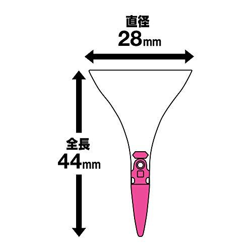 ダイヤゴルフ(DAIYA GOLF) ゴルフ ティー トマホークティーSPX ショート TE-506 両手 クリア 44mm｜sapphire98｜05