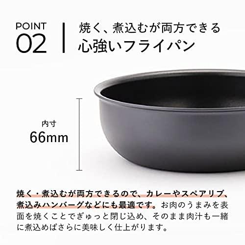 マイヤー (Meyer) フライパン 「ミッドナイト シェフズパン 20cm」 アルミニウム IH対応 フッ素樹脂加工 国内正規品 MNH-CP｜sapphire98｜07