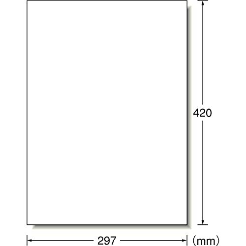 エーワン 屋外でも使えるラベル ツヤ消しフィルム ポスター用 顔料インク用 A3 5シート 32011｜sapphire98｜03