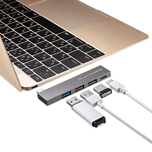 サンワサプライ USBハブ Type-C接続 コンボ(USB Aポート×3・Type-Cポート×1) アルミスリムボディ USB-3TCH21S｜sapphire98｜05