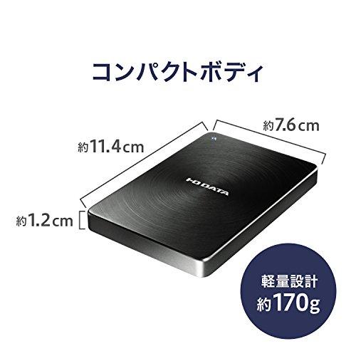 アイ・オー・データ HDD ポータブルハードディスク 1TB USB3.0対応 全面アルミボディ 日本製 HDPX-UTA1.0K｜sapphire98｜02