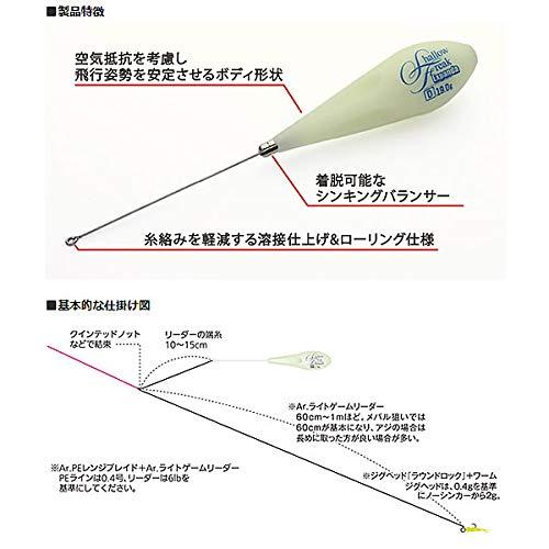 Arukazik Japan(アルカジックジャパン) ウキ 25017 シャローフリーク EXPANDA F ホワイトグロー 25017｜sapphire98｜02