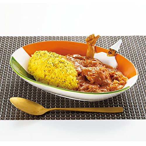 おもしろ食器 皿 インドおじさん カレー皿 約24×18×6cm SAN3589 オレンジ｜sapphire98｜03