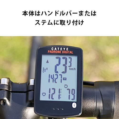 キャットアイ　サイクルコンピュータ CC-PA400B スピードメーター Amazon | キャットアイ(CAT EYE) サイクルコンピュータ PADRONE