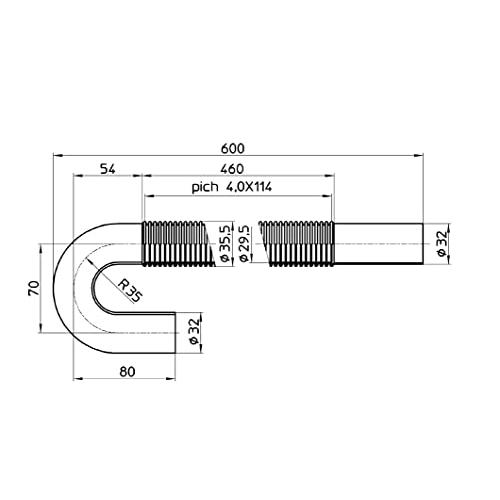 SANEI Sパイプ ジャバラ パイプ径32ｍｍ用 穴位置合わせ簡単 樹脂トラップ用 PH781-66-32｜sapphire98｜02
