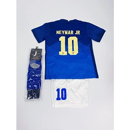 激安大特価 サポーターグッズ ワールドサッカージュニア ネイマールサッカーユニフォームブラジル代表ホーム上下セット背番号10レプリカサッカーユニフォーム子供用ジュニアgvオリジナルセット商品アウェイm Www Threeriversofs Com